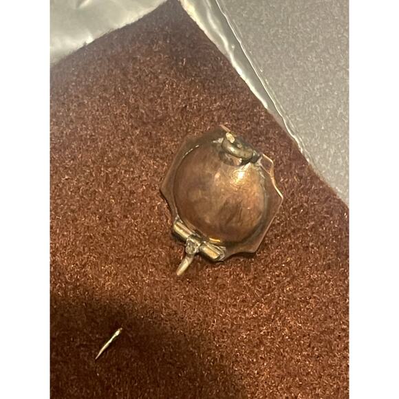 Antique Victorian Georgian Hair Art Mourning Brooch Pin 1818 - Picture 4 of 5